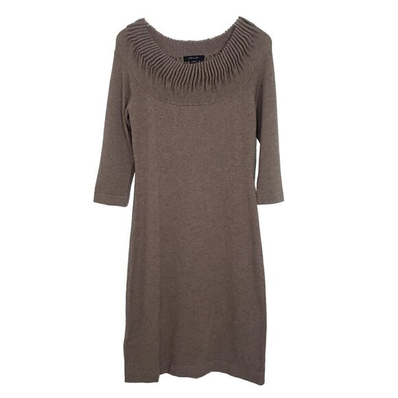 Christopher Fischer 100% Cashmere Dress Knit 3/4 Sleeves Womens Size Medium - Picture 1 of 11